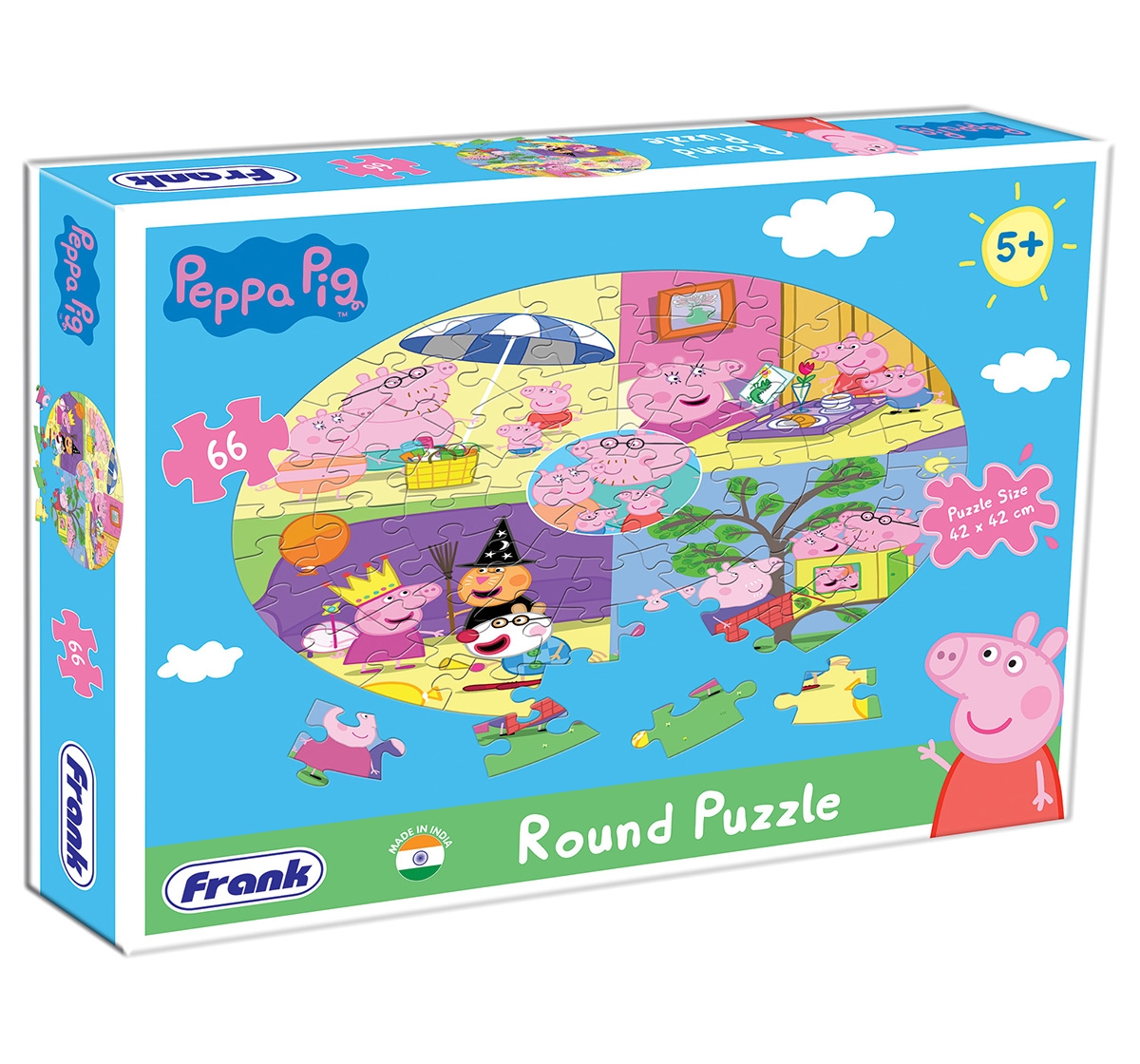 Peppa Pig | Peppa Pig Round Puzzle 66 pcs, 5Y+ 0