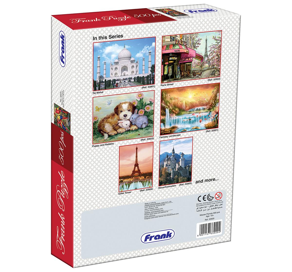Frank Macaw Parrots Puzzle 500 Pieces, 10Y+