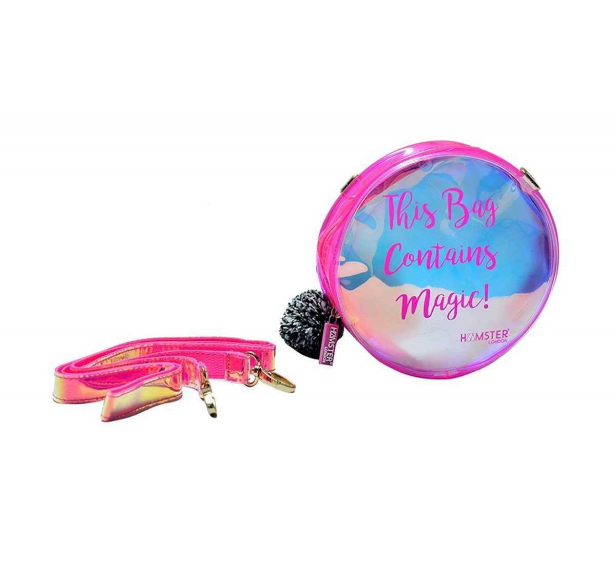 Hamster London Pom Pom Sling Pink, 6Y+