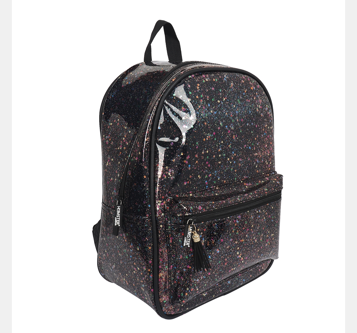 Hamster London | Hamster London Glitter Black Backpack, 6Y+ 1