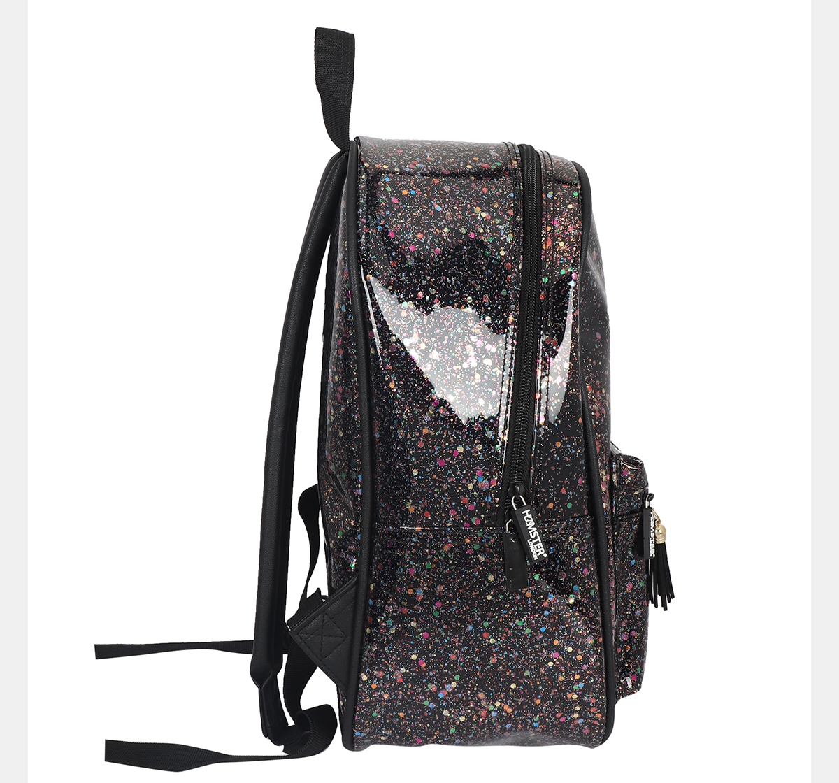 Hamster London | Hamster London Glitter Black Backpack, 6Y+ 2