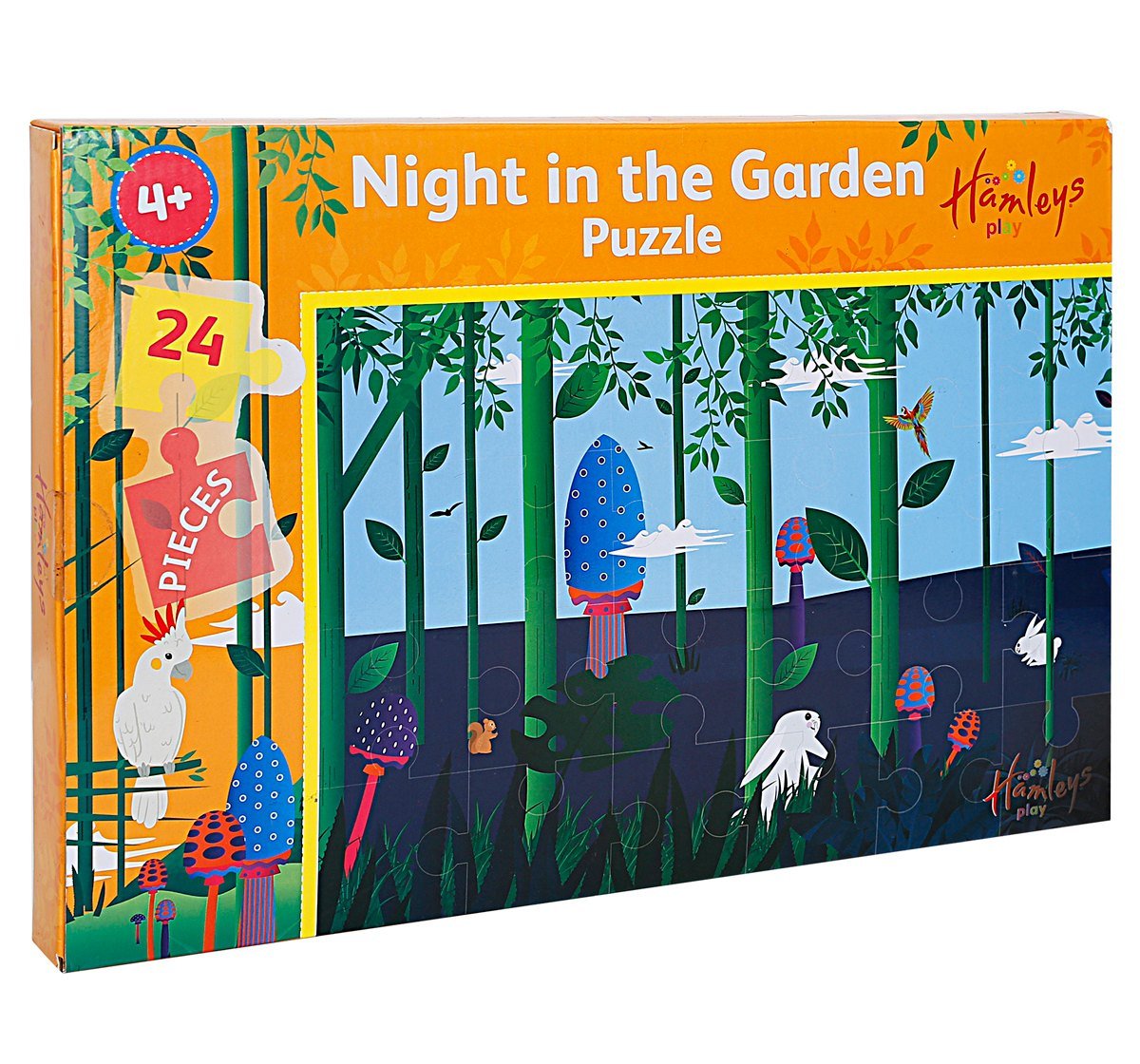 Hamleys Blue Mushroom Floor Puzzle for kids 3Y+, Multicolour