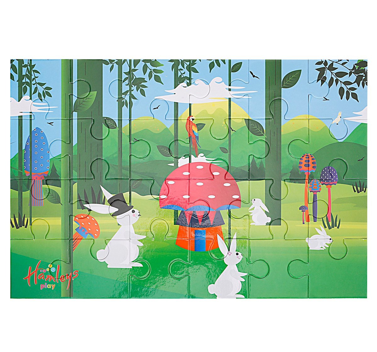 Hamleys Puzzle Pink Mushroom Jigsaw Puzzle Multicolour 3Y+