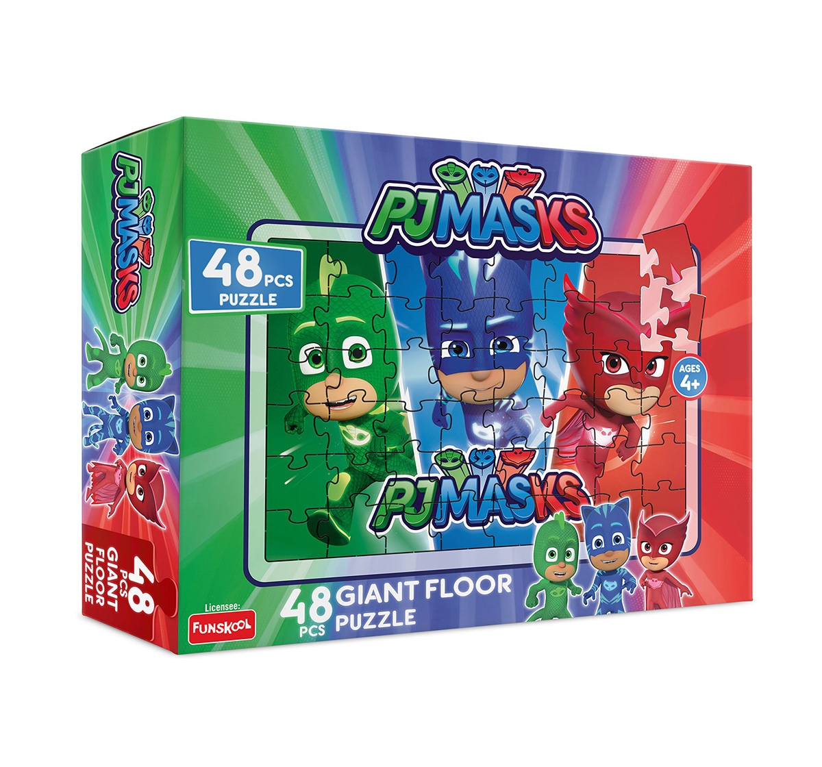 Funskool | Funskool Pj Masks 48Pcs Giant Floor Puzzle 48 Pcs, 2Y+ (Multicolor) 2