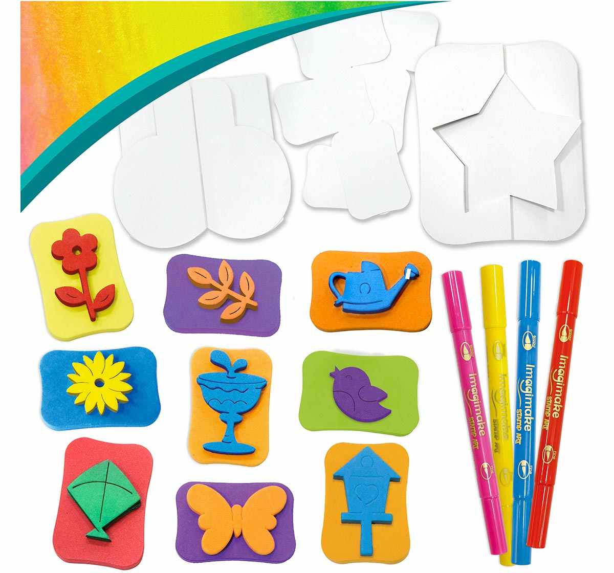 Imagimake Stamp Art Garden, 2Y+ (Multicolor)