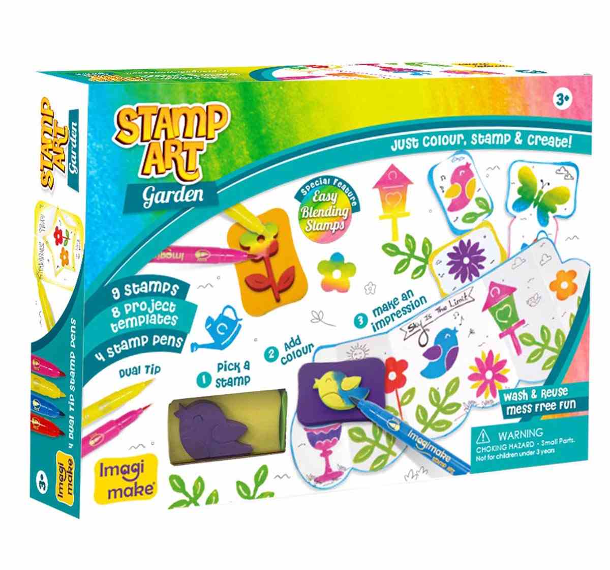 Imagimake Stamp Art Garden, 2Y+ (Multicolor)