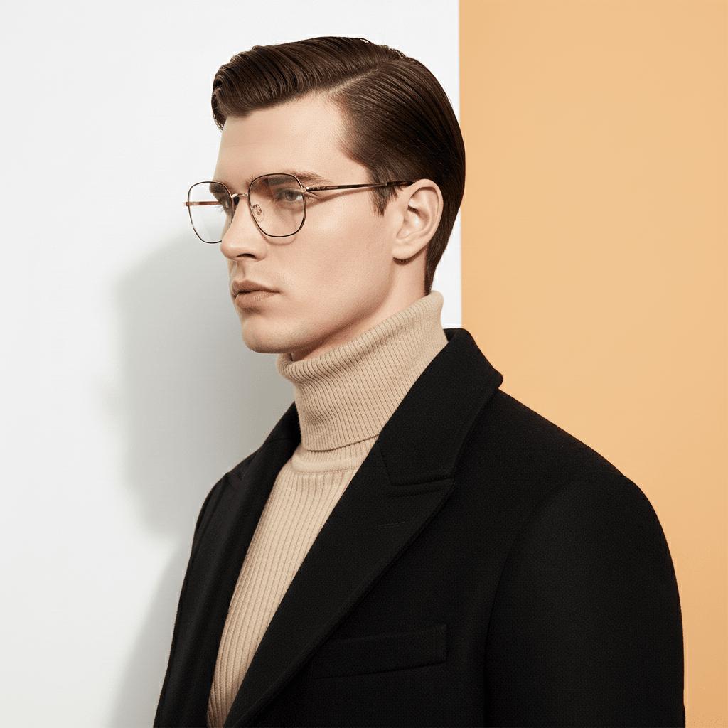 Black Square Frame for Unisex ELITE