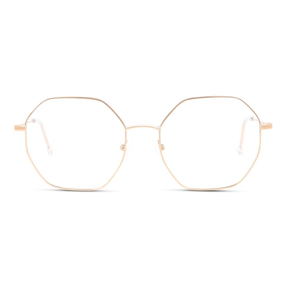 Full Rim Stainless steel Round Pink Female Medium Unofficial UNOF0189  Eyeglasses