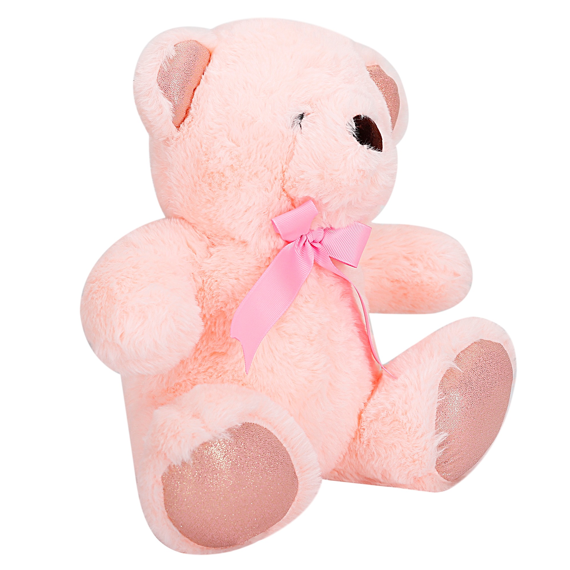 Mirada 32Cm Sitting Bear Pineapple Soft toy for kids 3Y+, Multicolour