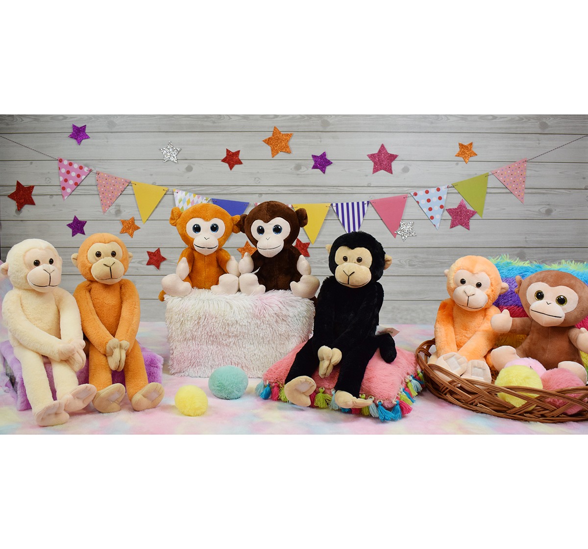 Mirada 25cm monkey with glitter eye Multicolor 3Y+