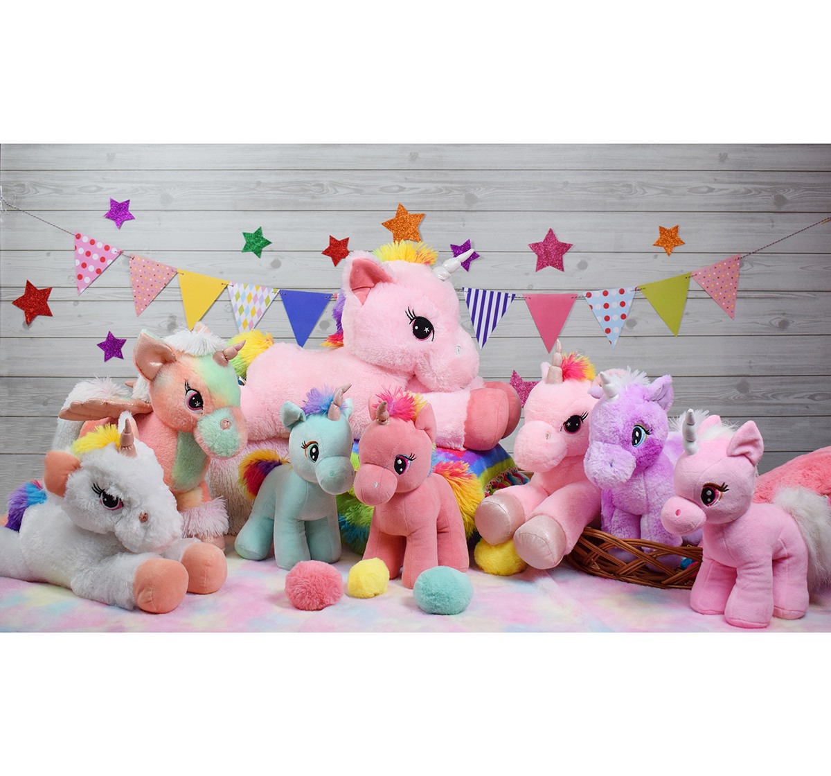 Mirada 32cm standing unicorn with glitter horn Multicolor 3Y+