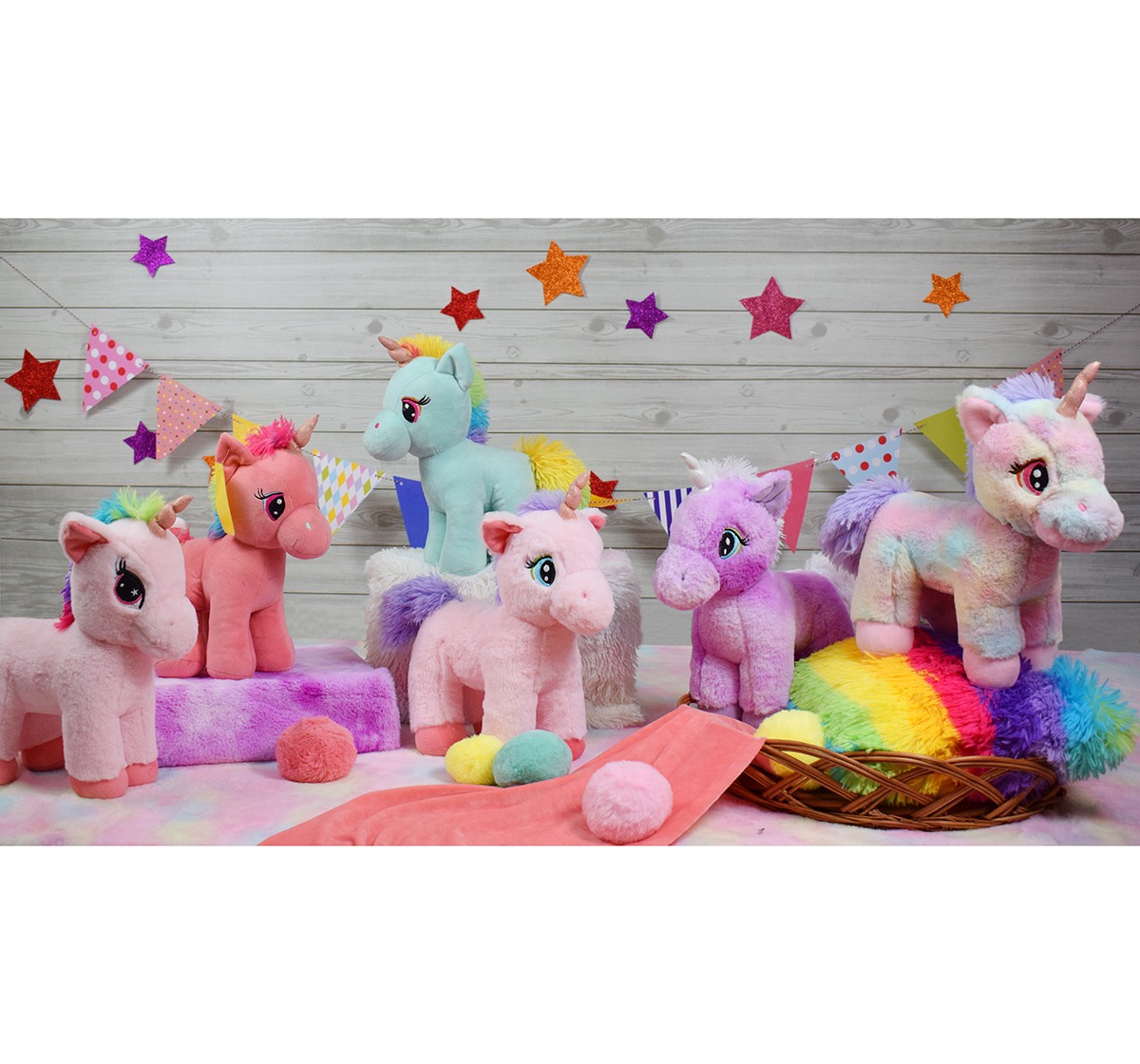 Mirada 32cm standing unicorn with glitter horn Multicolor 3Y+