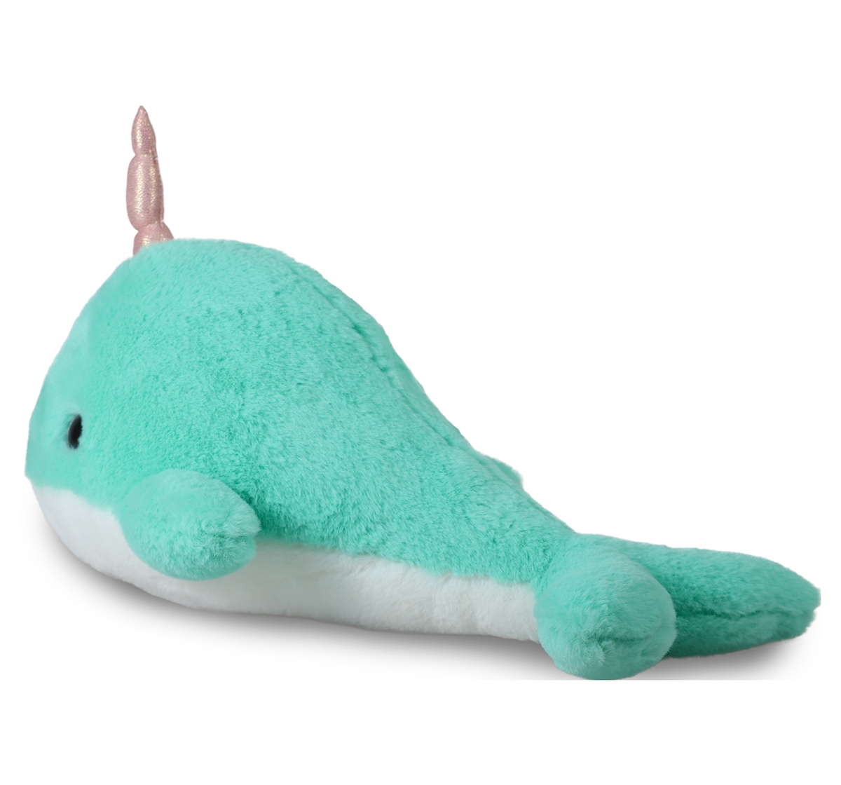 Mirada | Adorable Stuffed Plush Narwhal by Mirada, Soft Toys for Kids of All Ages, 3Y+, Green, 40cm 2