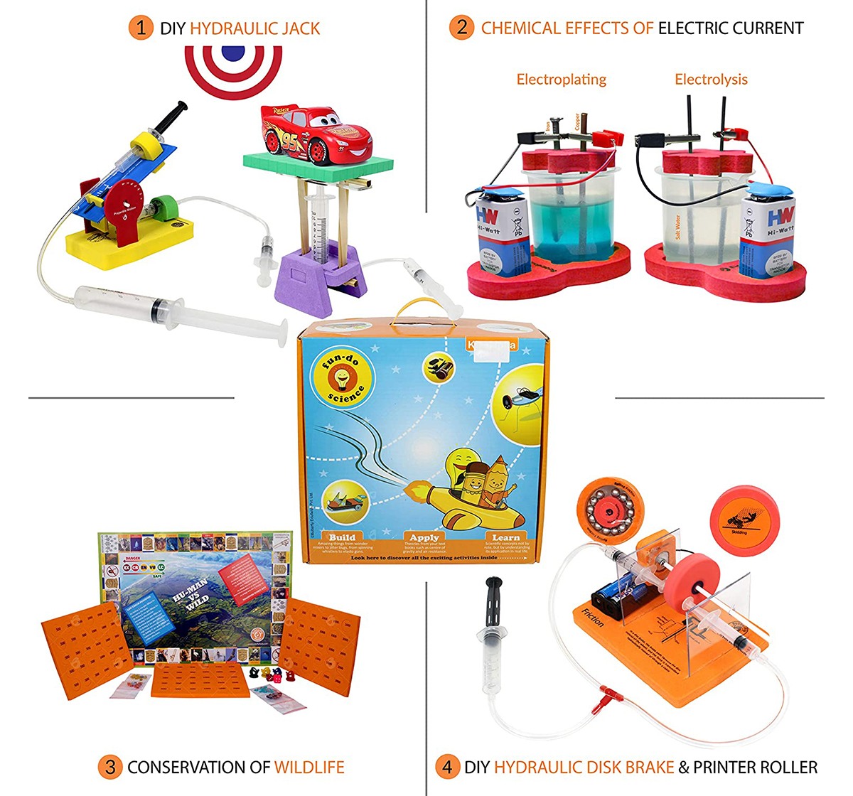 Butterfly Edufields Science Adventure Box - Seniors  4-in-1 FUN-DO SCIENCE ADVENTURE BOX, 12Y+