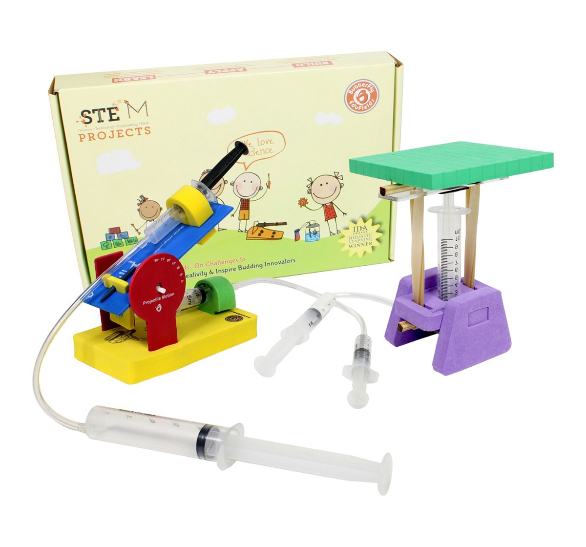 Butterfly Edufields DIY Projectile Launcher Shooter Toys  Science Activity Kit, 8Y+
