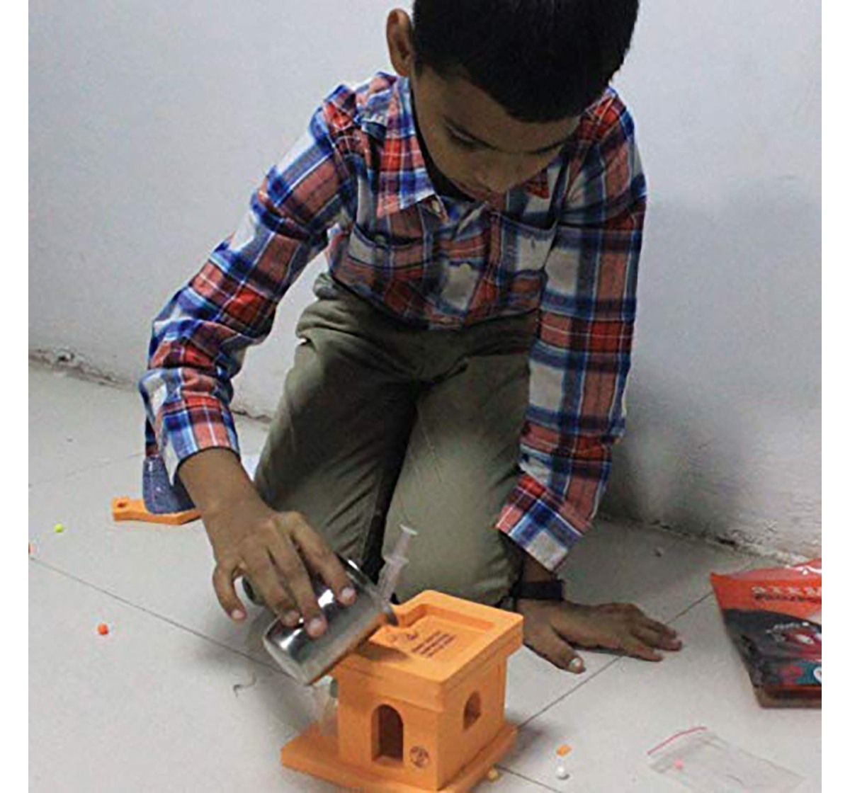 Butterfly Edufields RainWater Harvesting Scaled Models - Science Experiment Kit,Roof Drain & Mini Water Pump Science Project Kit, 8Y+