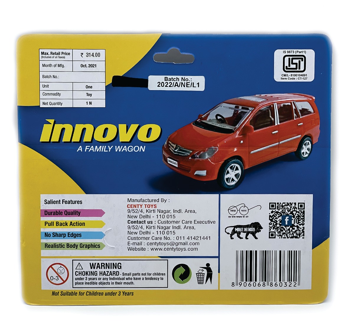 Centy Innovo Multicolor 3Y+