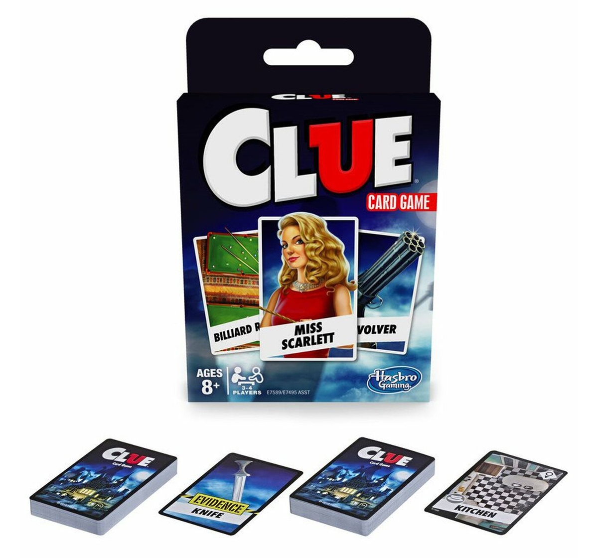 Hasbro Gaming | Hasbro Gaming Clue Card Game for Kids 8Y+, Multicolour 0