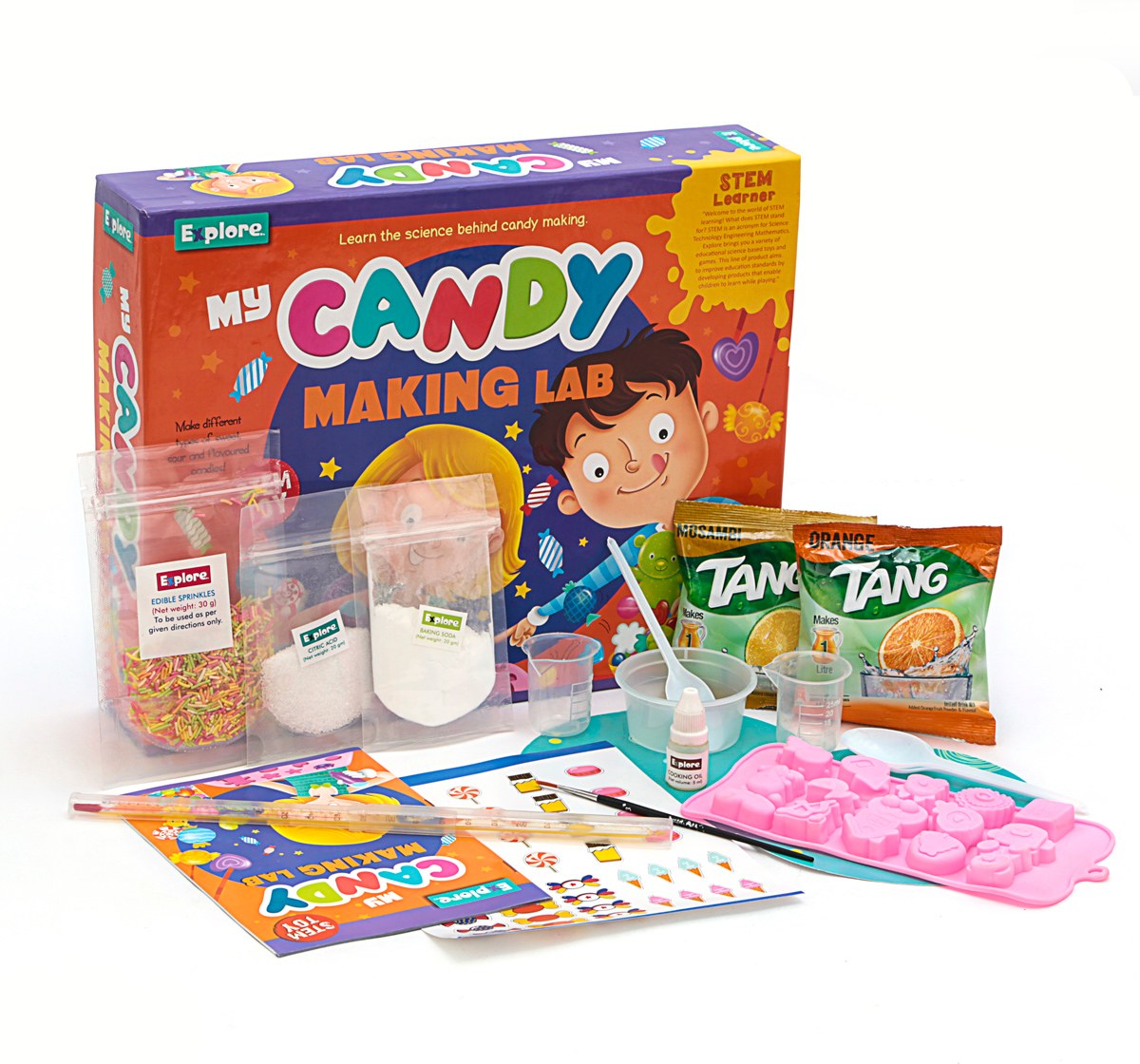 Eksploe My Candy Making Lab STEM Activity Kit Multicolor 8Y+