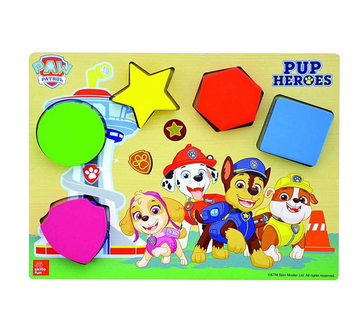 Skillofun Paw Patrol Shapes Sorter Multicolour 2Y+