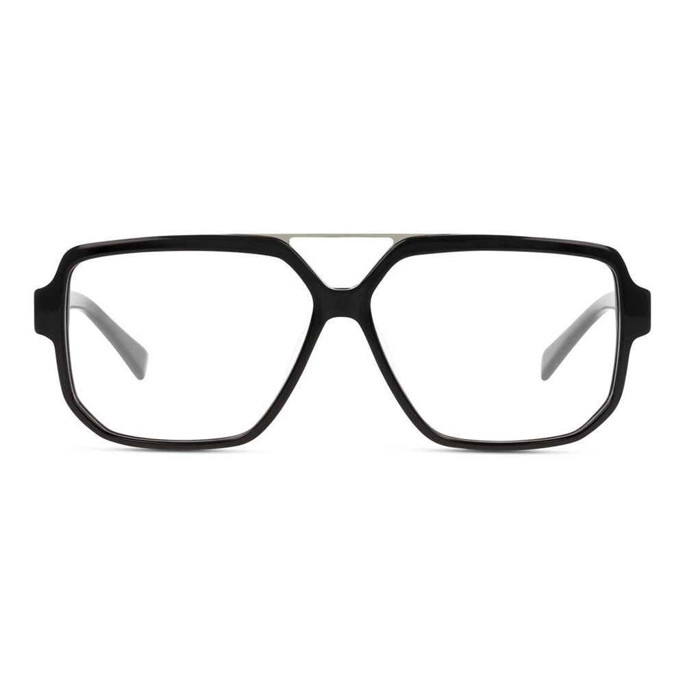 Full Rim Acetate Square Black Male Large Unofficial UNOM0191 Eyeglasses