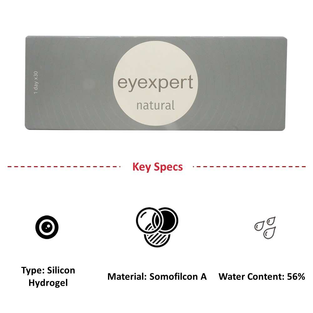 Eyexpert Natural Daily (30 Lenses)