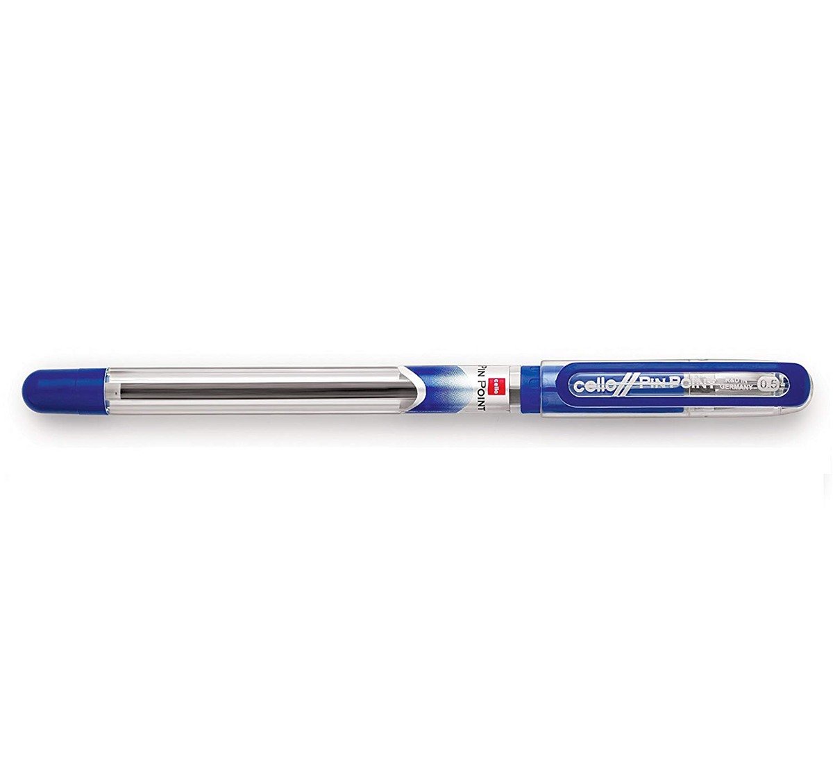Cello Exam expert Pens Jar for smooth writing experience Blue 5Y+