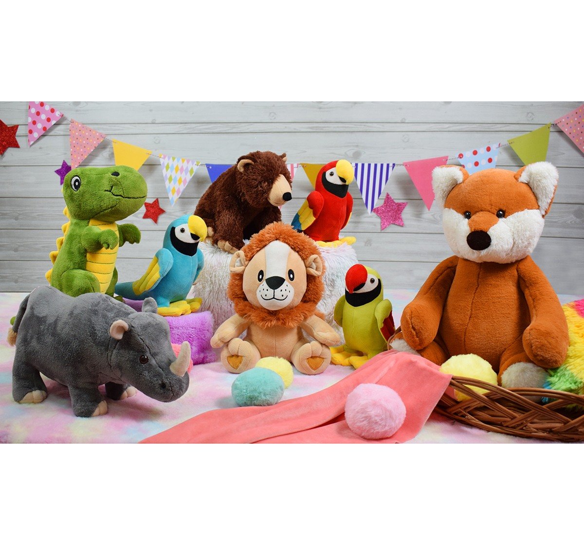 Mirada 27cm sitting lion Multicolor 3Y+