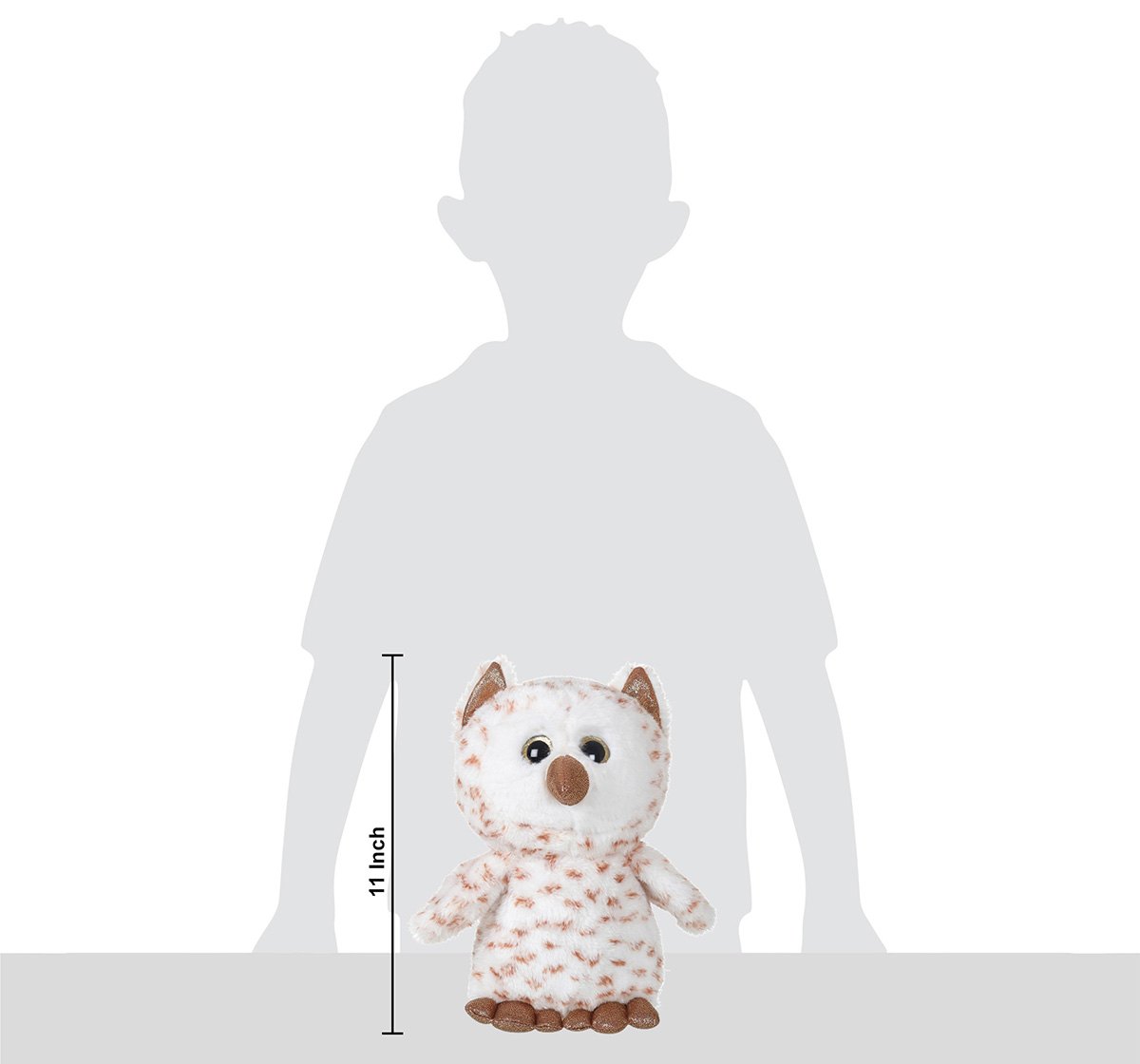 Mirada 25cm owl with glitter eye Multicolor 3Y+