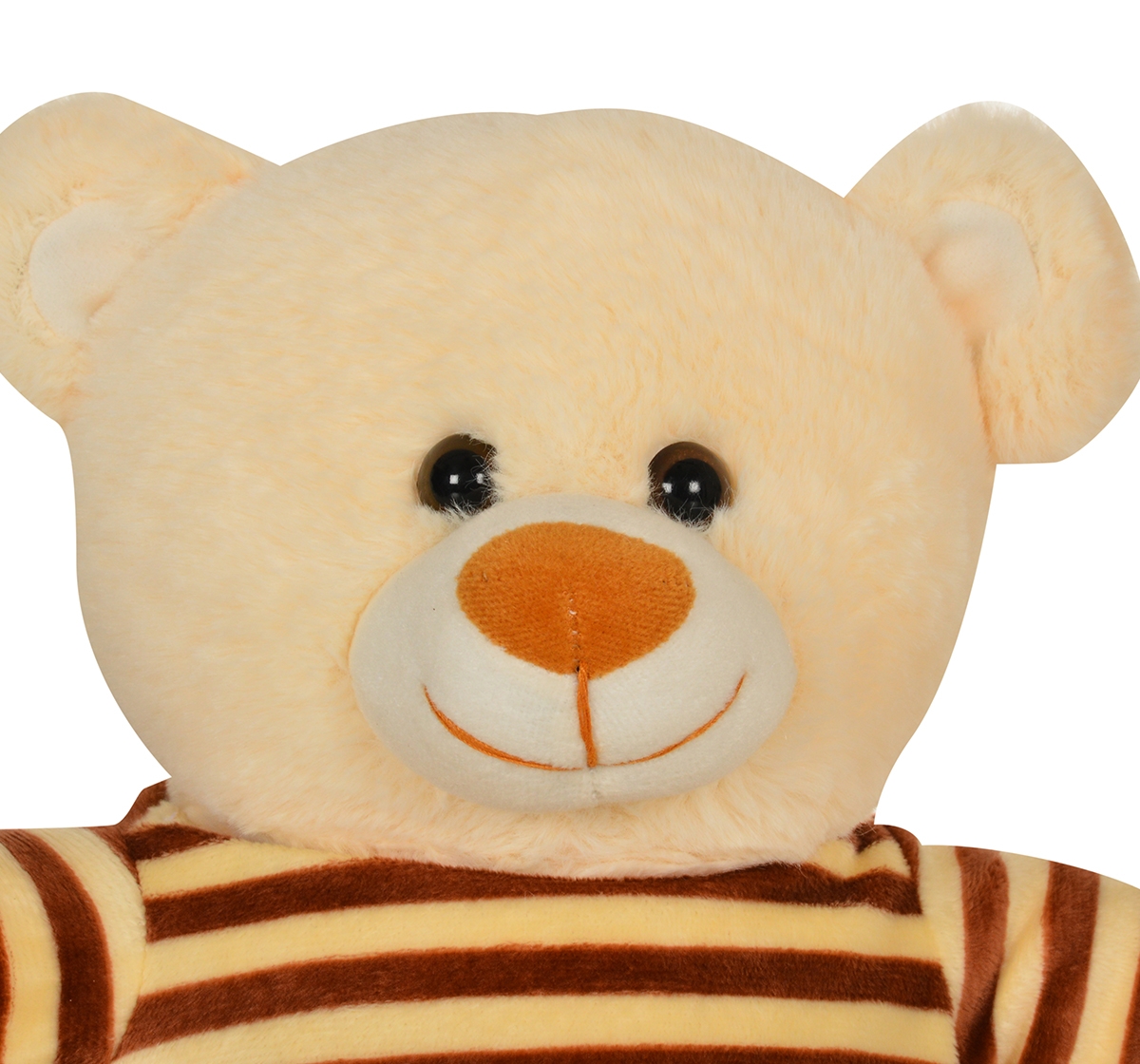 Mirada | Mirada 30cm sitting teddy bear with Multicolor strip dress  Multicolor 3Y+ 2