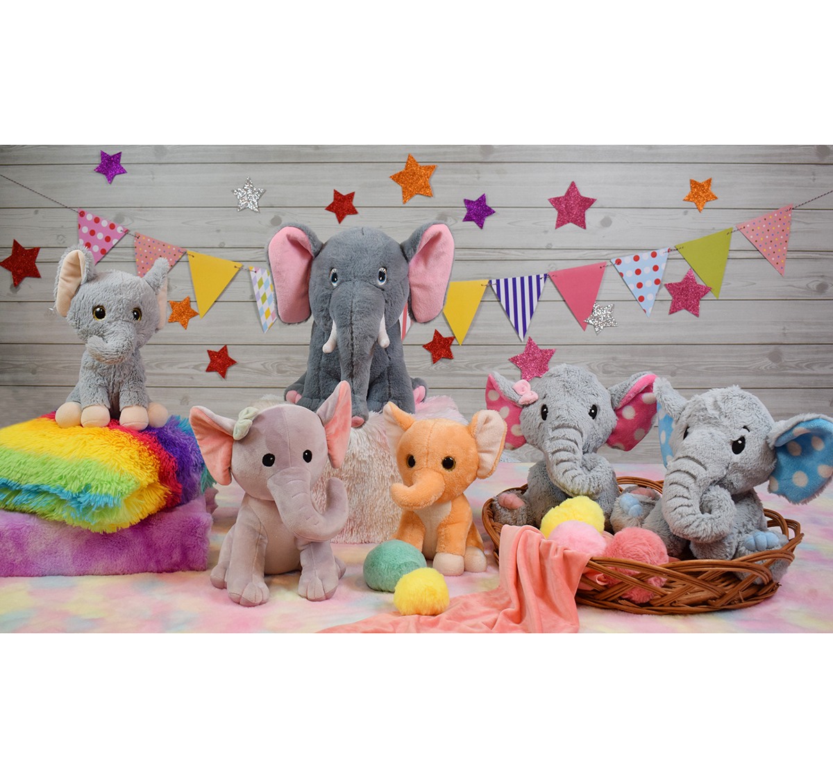 Mirada 25cm elephant polka dot Multicolor 3Y+