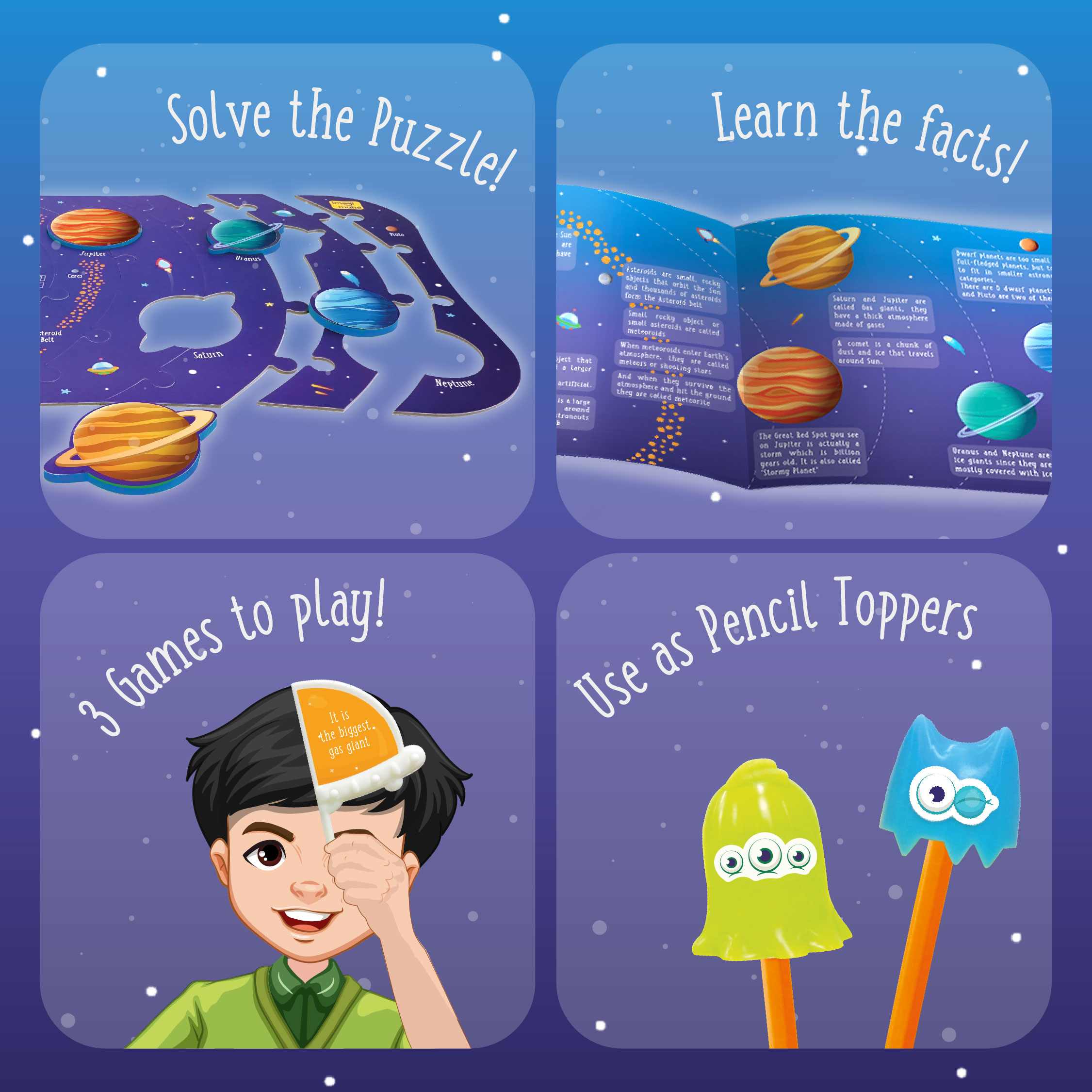 Imagimake Mapology Solar System for Kids, 5Y+(Multicolor)
