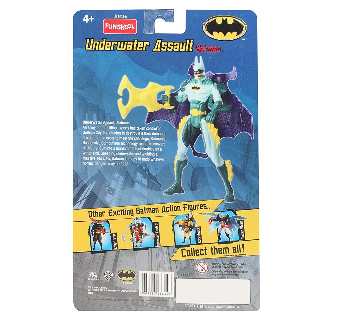 Comics Underwater Assault Batman Plastic Multicolour 3Y+