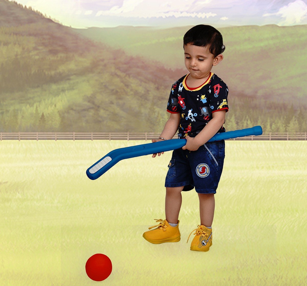 Ok Play Hockey 2000 Junior Hockey stick for kids Multicolor 3Y+