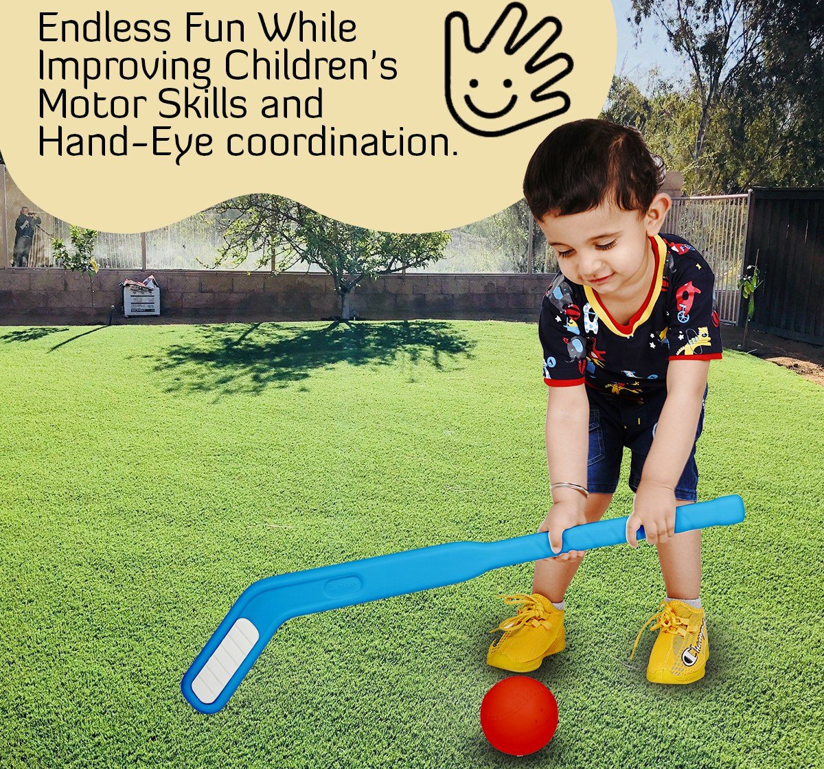 Ok Play Hockey 2000 Junior Hockey stick for kids Multicolor 3Y+