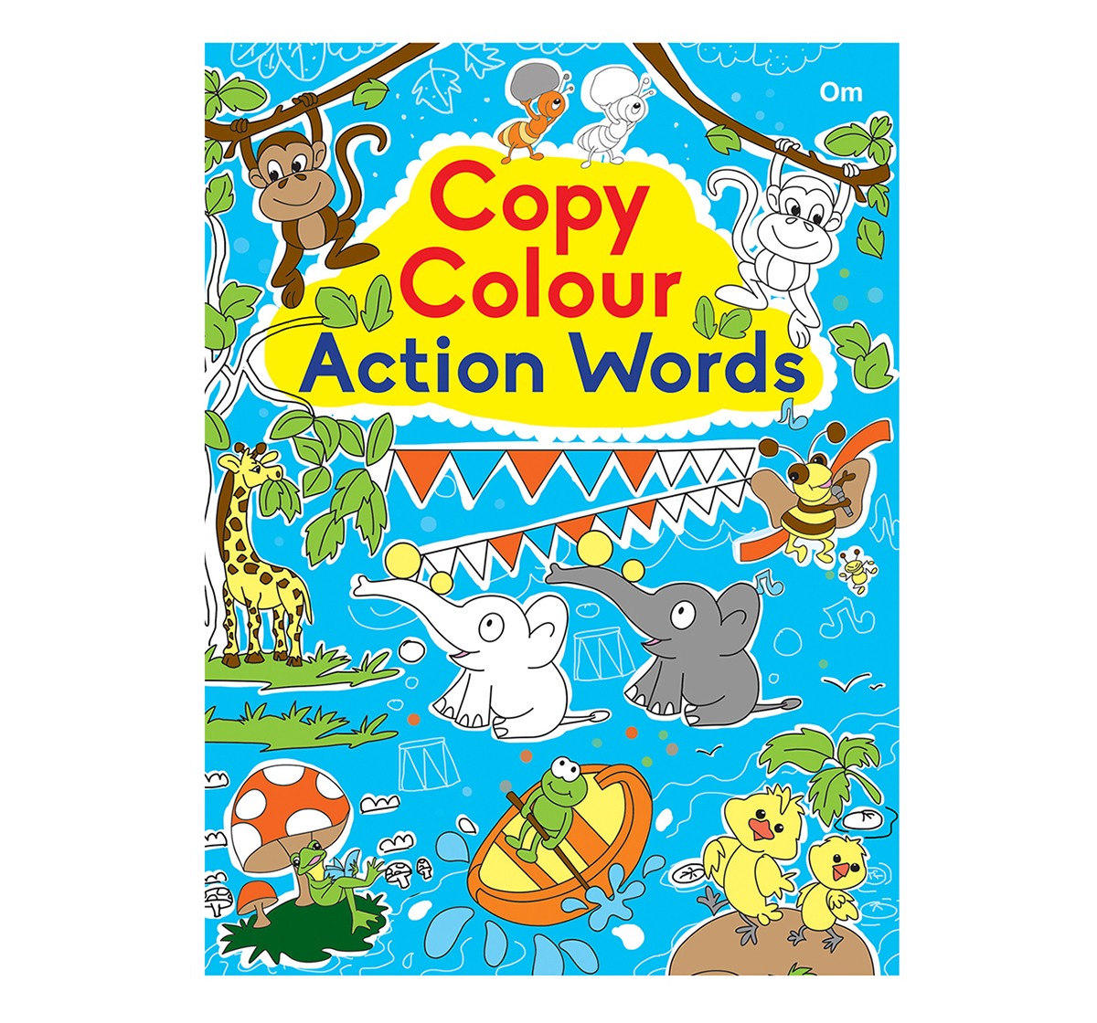 Copy Colour Action Words, 16 Pages Book, Paperback