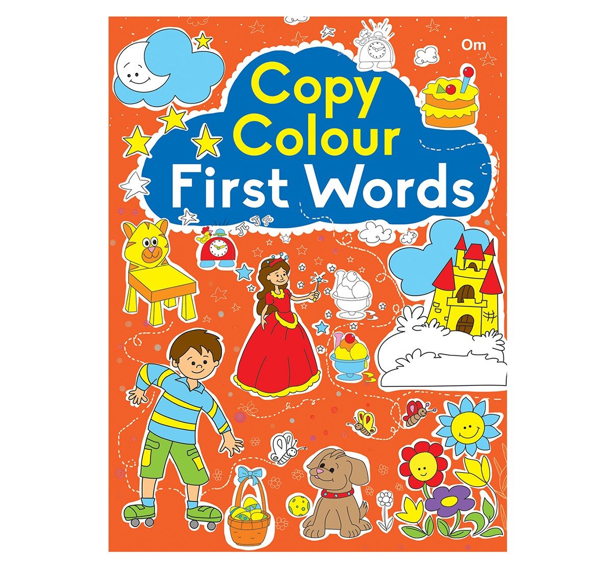 Copy Colour First Words, 16 Pages Book, Paperback