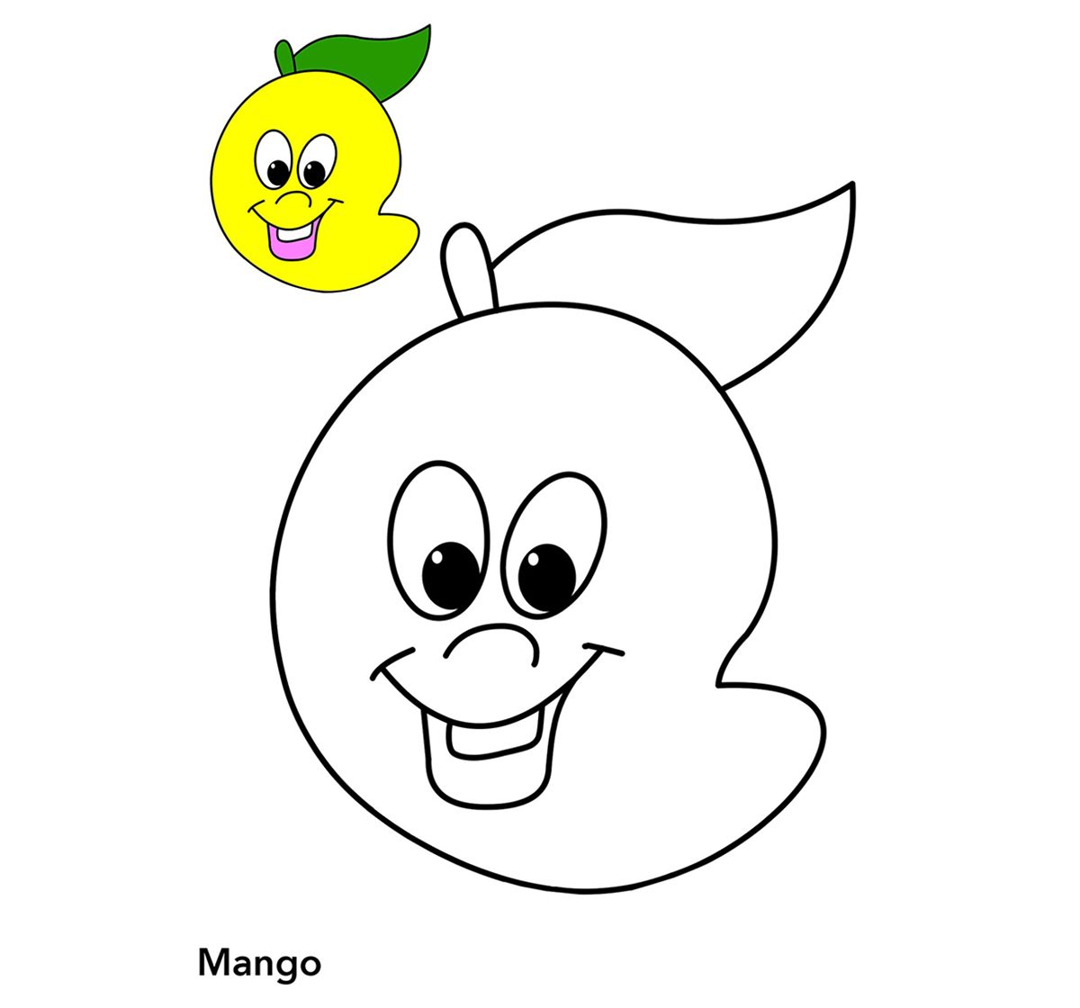 Copy Colour Fruits And Vegetables, 16 Pages Book, Paperback