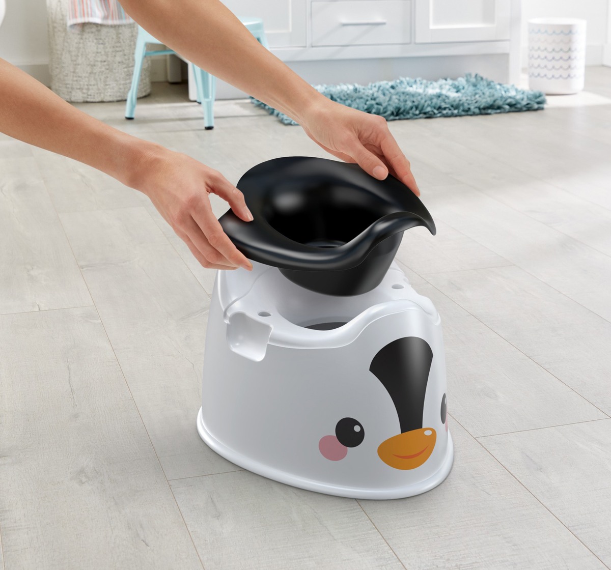 Fisher Price Penguin Potty, Unisex, 12Y+ (Multicolor)