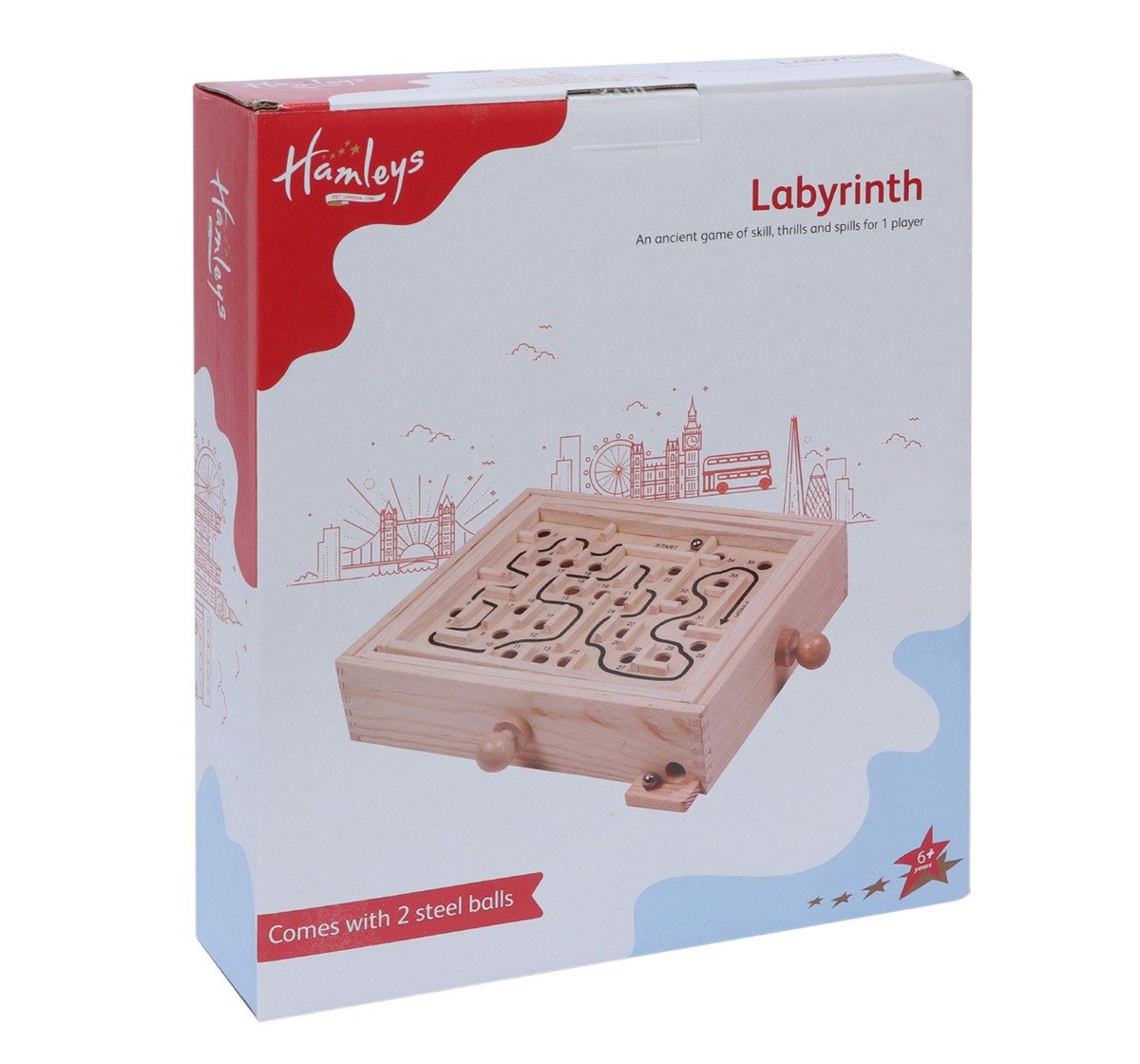 Hamleys Wooden Labyrinth Board Game Multicolour 6Y+