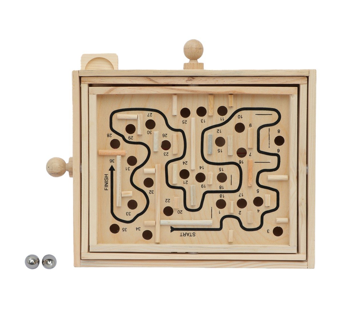 Hamleys Wooden Labyrinth Board Game Multicolour 6Y+