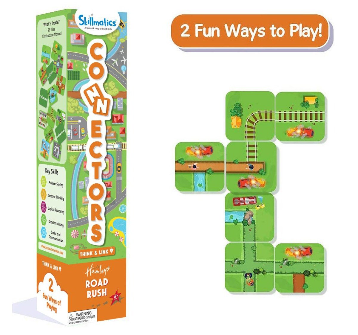 Skillmatics Connectors Road Rush Paper card game Multicolor 3Y+