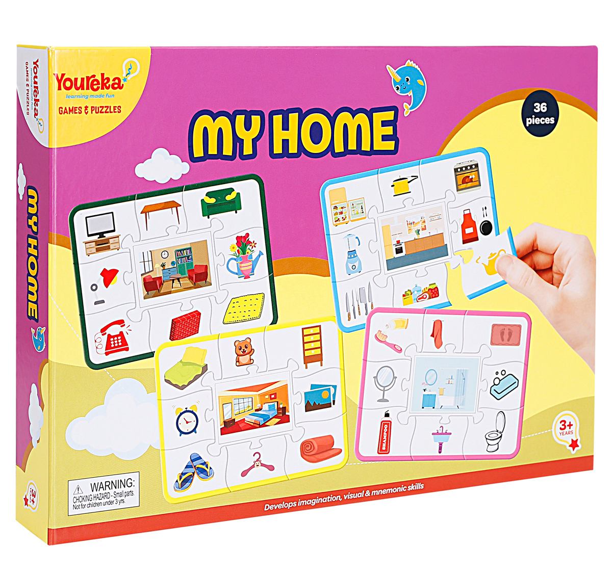Youreka My Home Jigsaw Puzzle Multicolour 3Y+