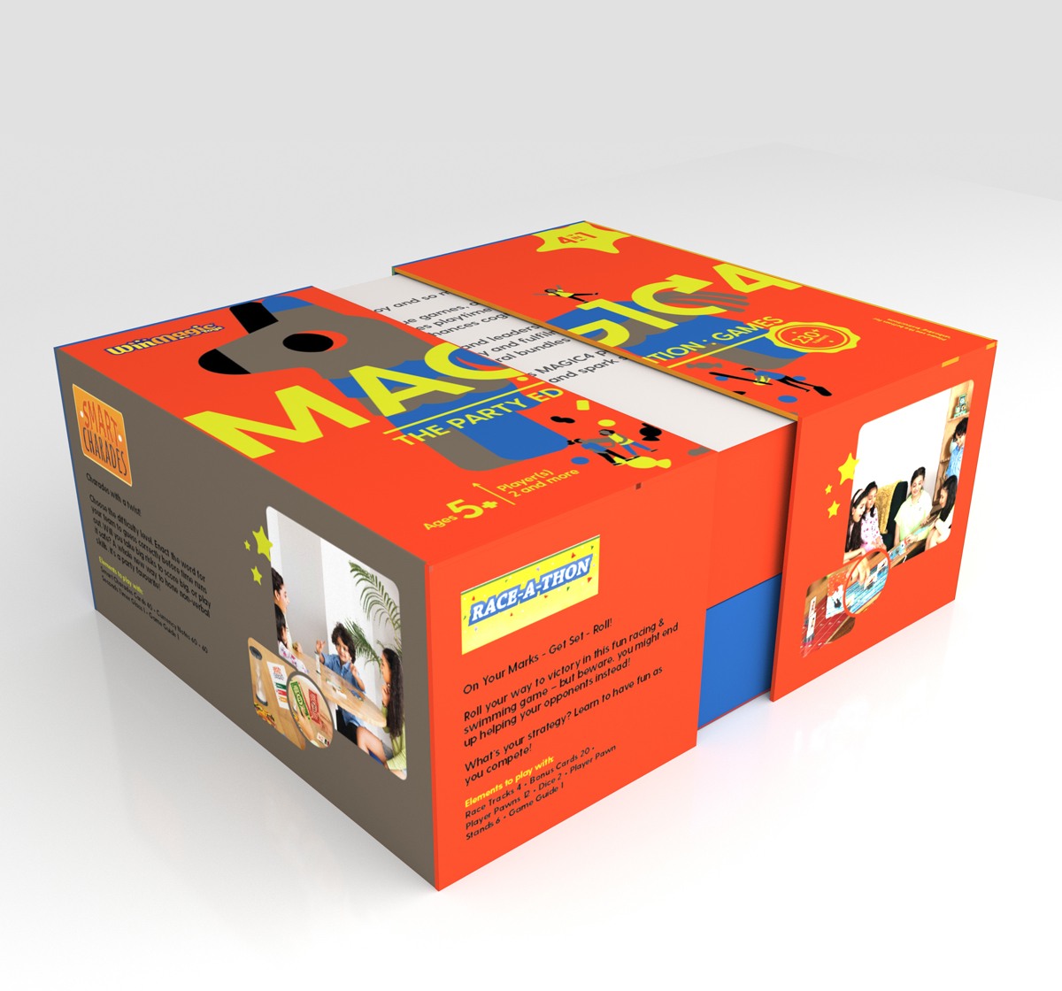 Magic4 The Party Edition Games, Board Game for Boys & Girls 5 Years and Above