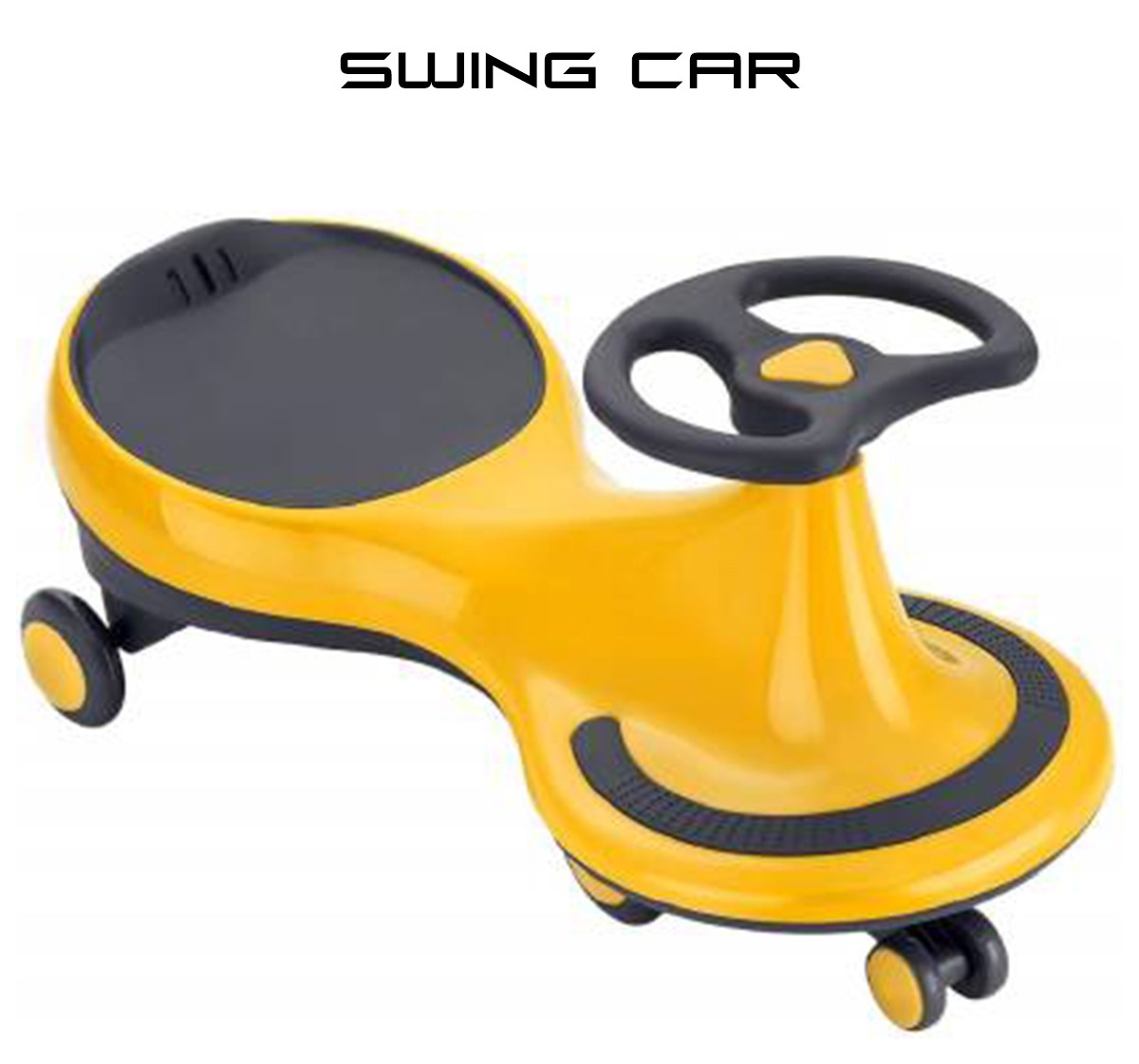 Zoozi Swing Carfor Outdoor play Yellow 24M+