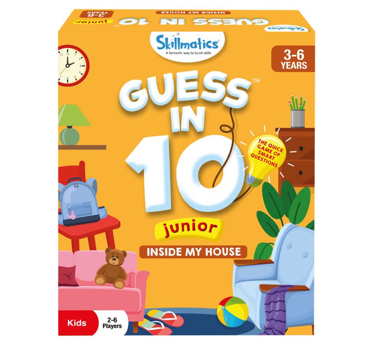 Skillmatics Guess in 10 Junior Inside My House Paper card game Multicolor 3Y+