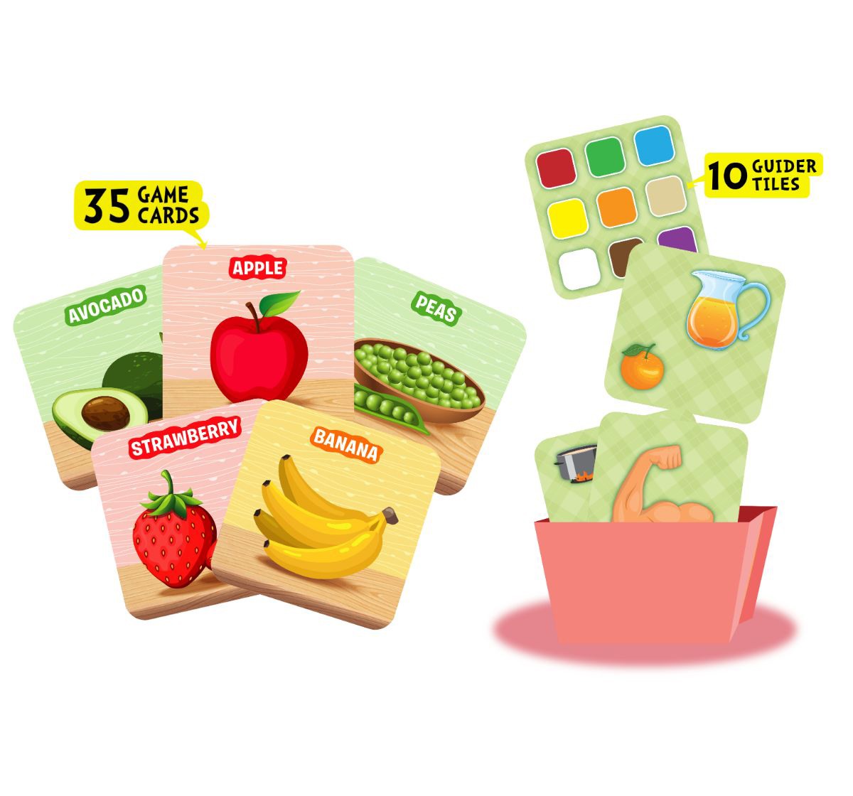 Skillmatics Guess in 10 Junior Food We Eat  Paper card game Multicolor 3Y+