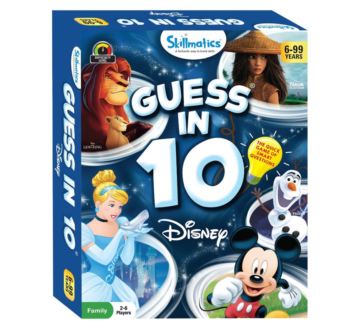 Skillmatics Guess in 10 Disney India Paper card game Multicolor 3Y+