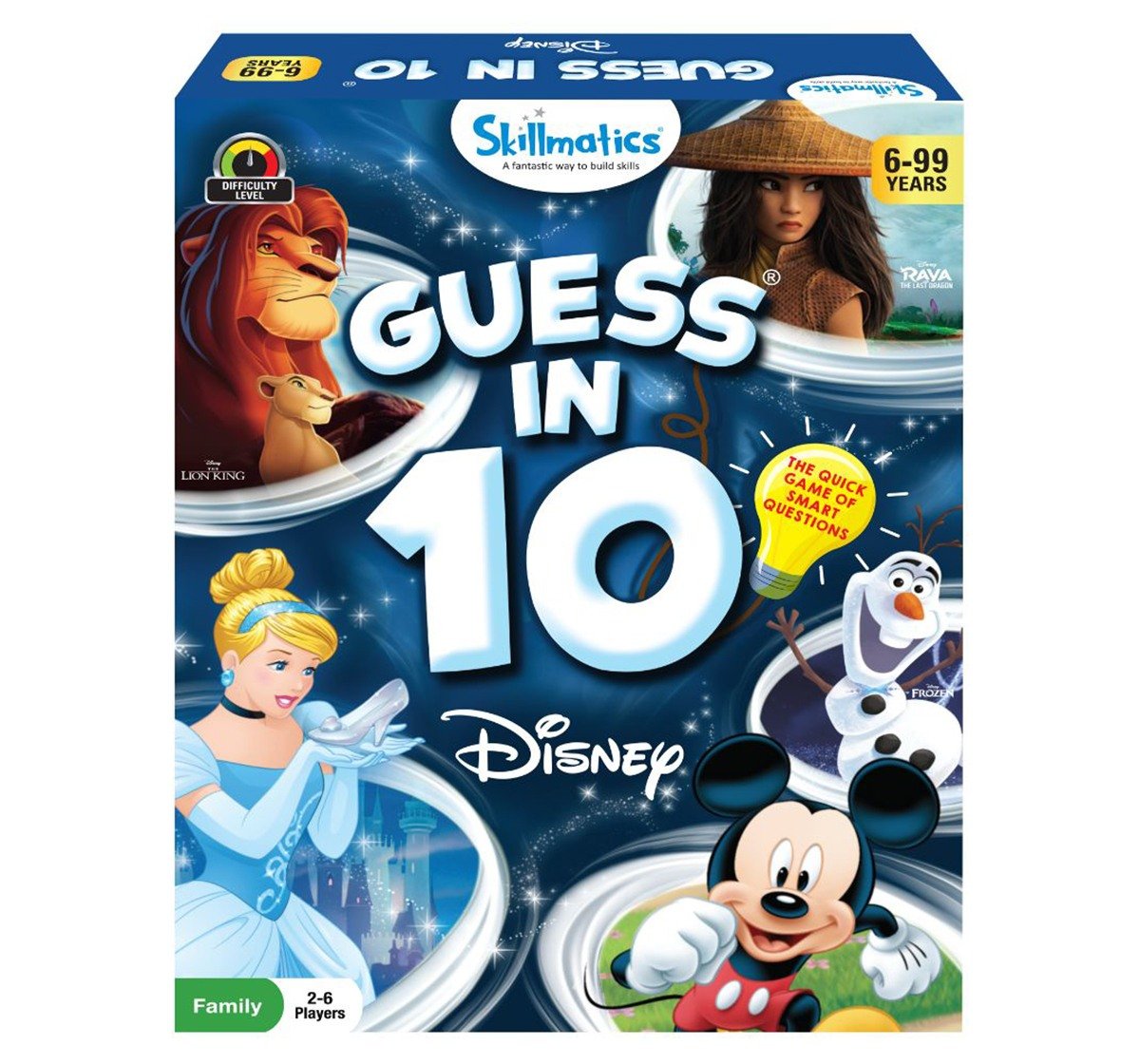 Skillmatics Guess in 10 Disney India Paper card game Multicolor 3Y+