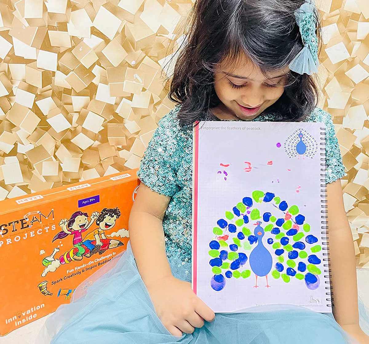Butterfly Edufields 6in1 DIY Art Craft Activity kit Multicolour 3Y+